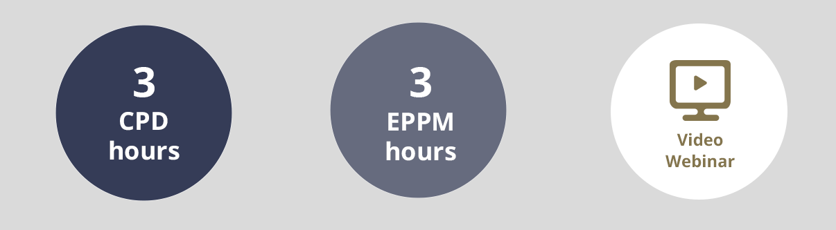 3 CPD Hours / 3 EPPM Hours