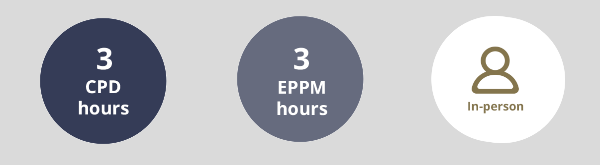 3 CPD Hours / 3.5 EPPM Hours