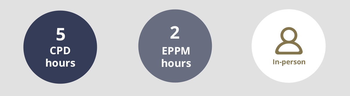 5 CPD Hours / 2 EPPM Hours